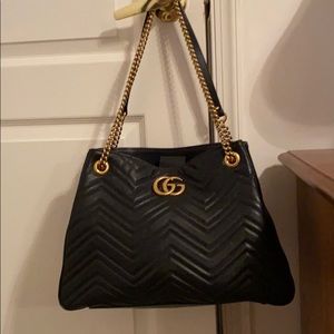 Authentic Gucci Matelasse Marmont Shoulder Bag